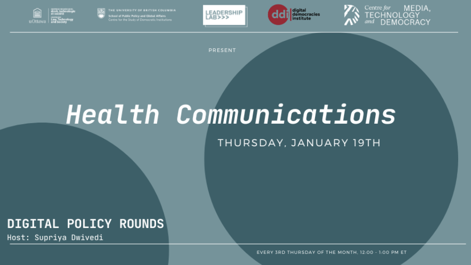 Digital Policy Rounds: Health Communications